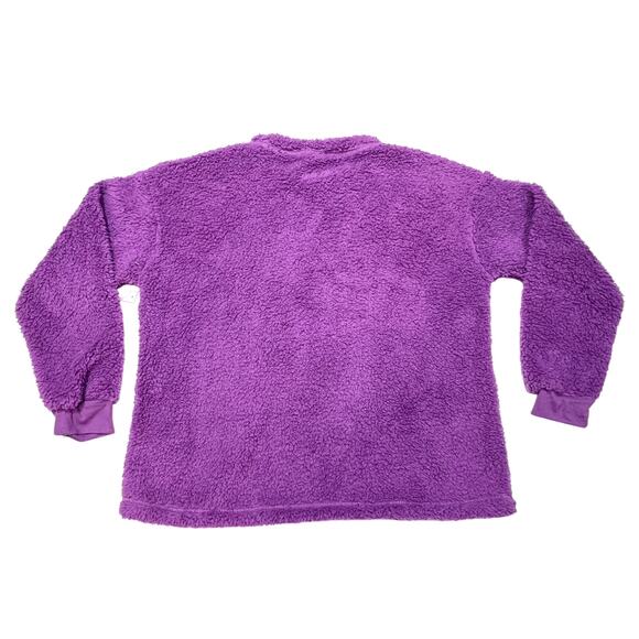 Disney Winnie The Pooh Fleece Sweatshirt Purple Kids Youth Medium 8-10 Sweater - Picture 2 of 4